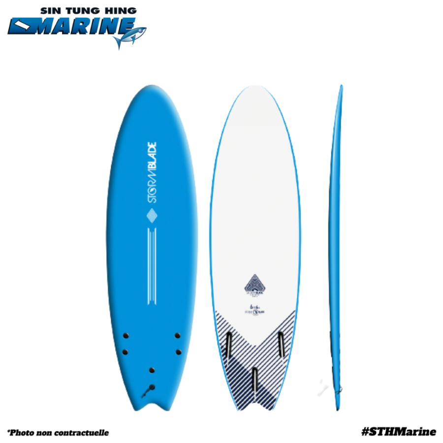 Storm Blade 6'6 Swallow Tail Surfboard