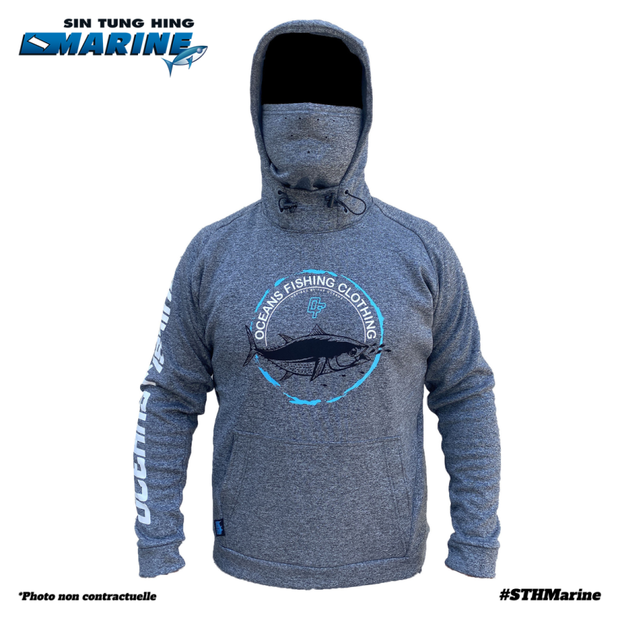 SWEAT-SHIRT GREY TUNA POLARTECH MEDIUM