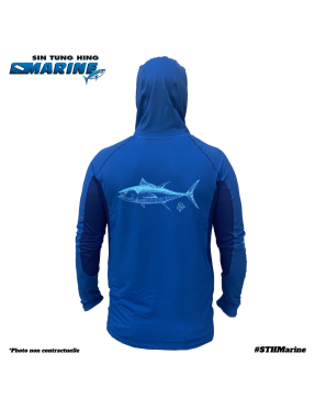 LONG SLEEVE TUNA BLUE LARGE