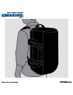 SAC ETANCHE CRUSER 42L GREY
