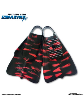 Palmes Bodyboard Zak Noyle | Noir & rouge | ML - DAFIN