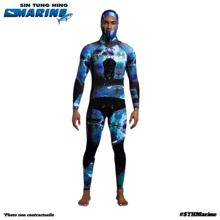 Combinaison de plongée sous-marine Yamamoto | Taille XL | ocean blue | 3 mm - STH SUB