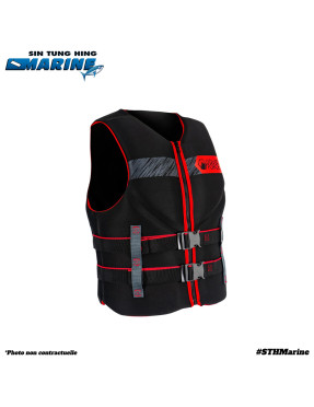 Gilet de sauvetage Classic Hinge CGA | Couleur noire/rouge | Taille L - LIQUID FORCE