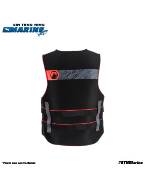 Gilet de sauvetage Classic Hinge CGA | Couleur noire/rouge | Taille L - LIQUID FORCE