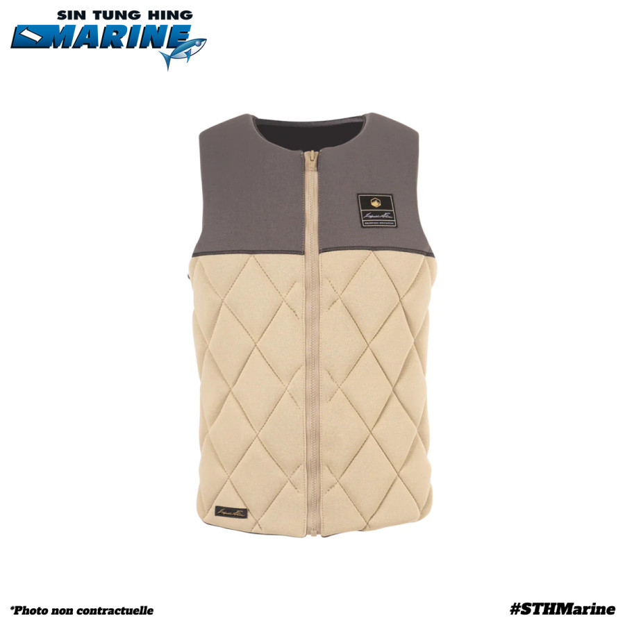 Gilet d'impact Flex Comp Heritage | Couleur brun clair | Taille L - LIQUIDE FORCE