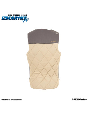 Gilet d'impact Flex Comp Heritage | Couleur brun clair | Taille L - LIQUIDE FORCE