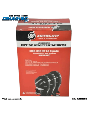 KIT RÉVISION 100H VERADO 300 CV - MOTEUR TAHITI MERCURY MARINER
