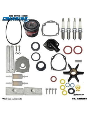 KIT REVISION 300H 75-115CV 1.7L - MOTEUR TAHITI MERCURY MARINER - CONTENU