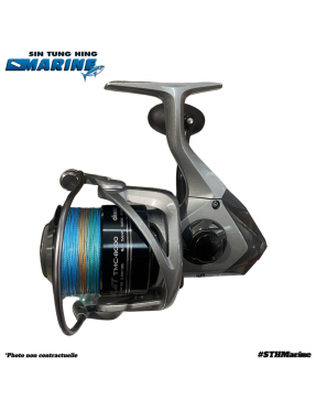 PACK OKUMA REEL TOMCAT 8000 AVEC TRESSE