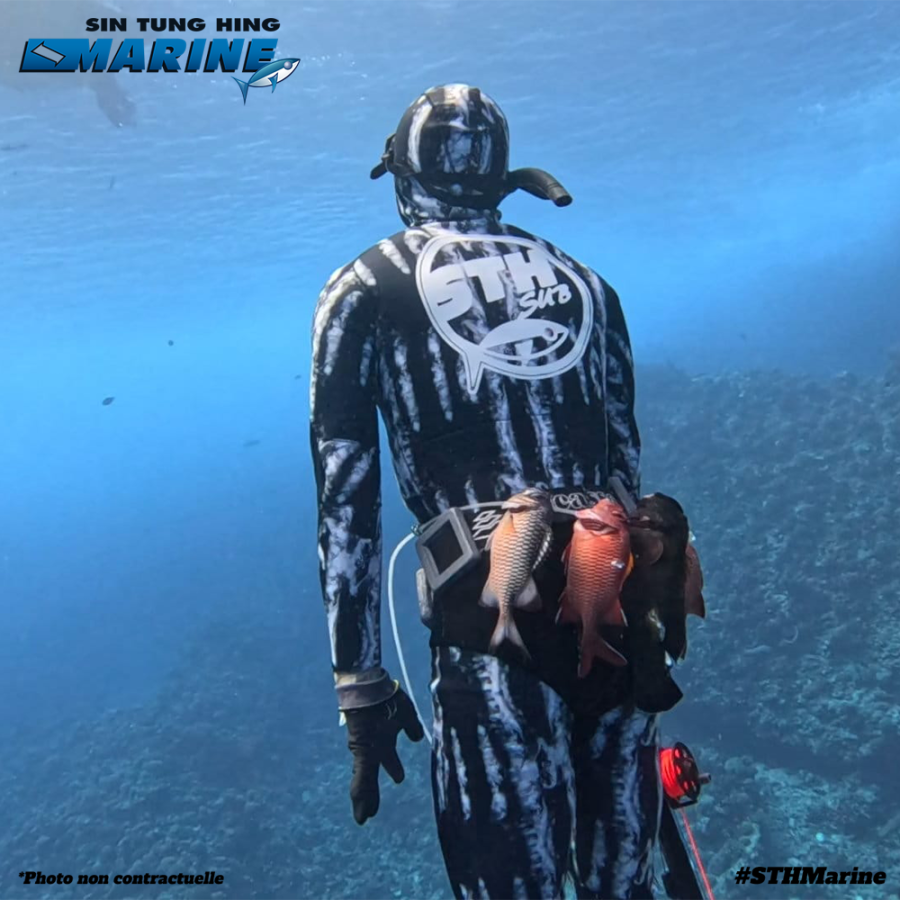 Combinaison de plongée sous-marine Yamamoto | Taille 2XL | camo skull | 3 mm - STH SUB