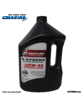 8M0078630 - huile moteur Mercury 4-stroke synthetic 25W-40