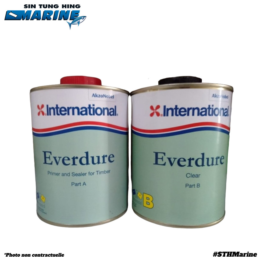 Kit sealer et primer pour bois Everdure | 1 litres - INTERNATIONAL