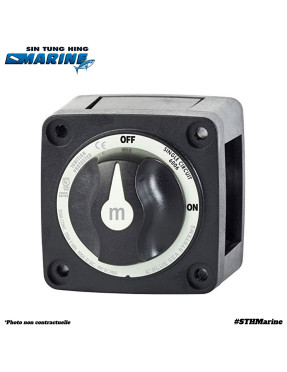 Interrupteur de batterie Manuel (on/off) | Noir - BLUE SEA SYSTEMS