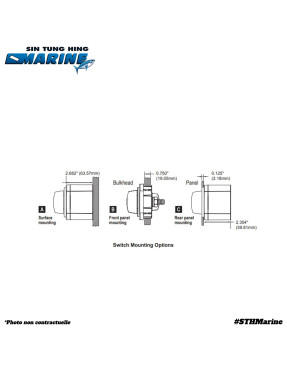 Interrupteur de batterie Manuel (on/off) | Noir - BLUE SEA SYSTEMS