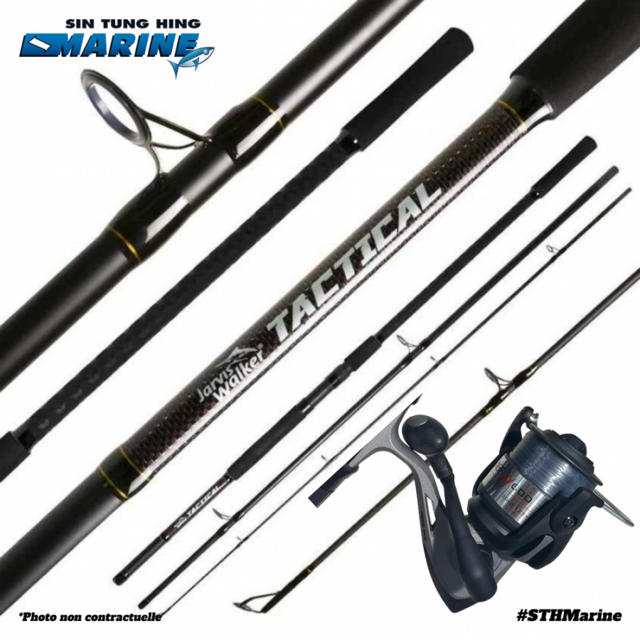 JARVIS WALKER PACK TACTICAL 802 MFS + MOULINET RAMPAGE 600