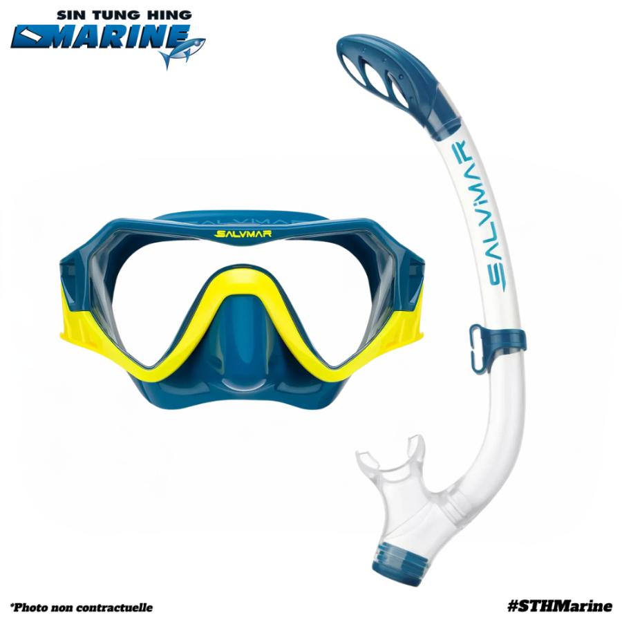 COMBO MASQUE TUBA HORIZON PETROL salvimar