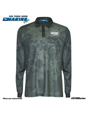 COLLARED FISHING SHIRT Khaki Camo - L