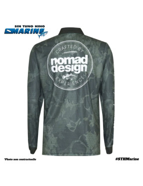COLLARED FISHING SHIRT Khaki Camo - L