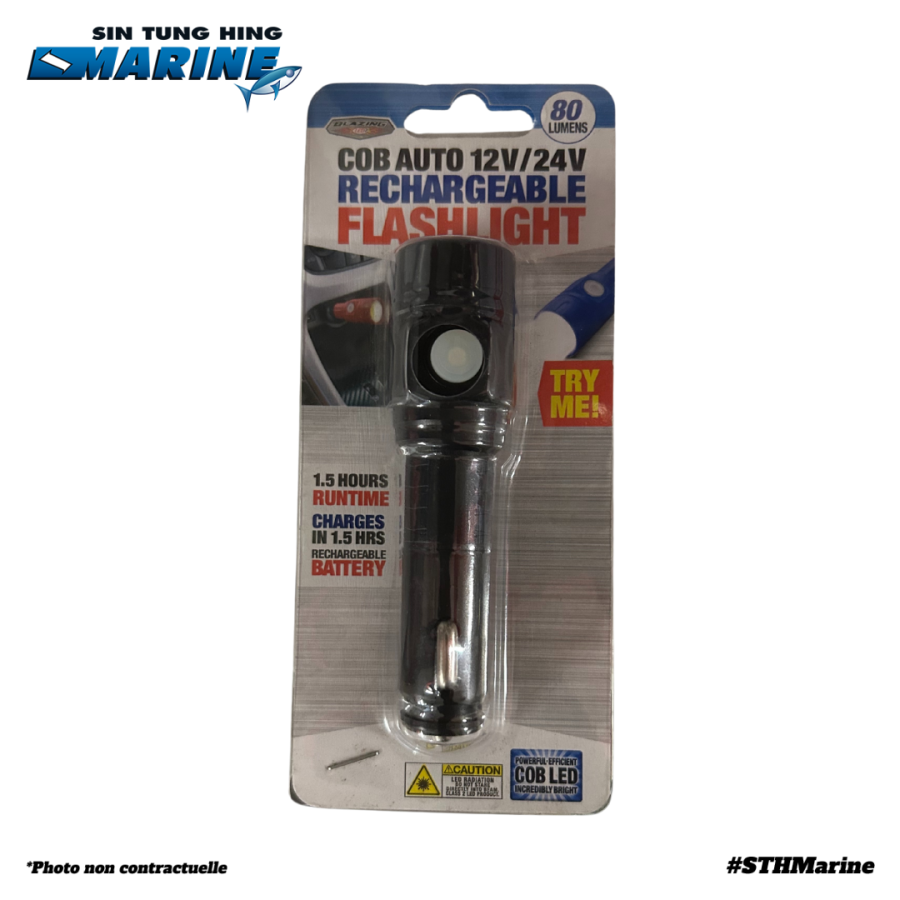 LAMPE FLASHLIGHT 500 Lumens - 12V