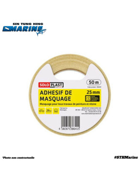 ADHESIF DE MASQUAGE 50M X 25MM