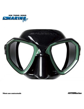 MASQUE NOHA NOIR/VERT Caviar - STH Marine Tahiti - Chasse et plongée sous marine