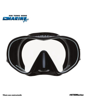 MASQUE SOLO WHITE/JUPE NOIR  SCUBAPRO - Plongée sous marine - STH Marine Tahiti