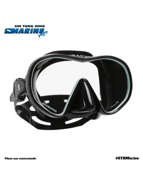 MASQUE SOLO WHITE/JUPE NOIR  SCUBAPRO - Plongée sous marine - STH Marine Tahiti