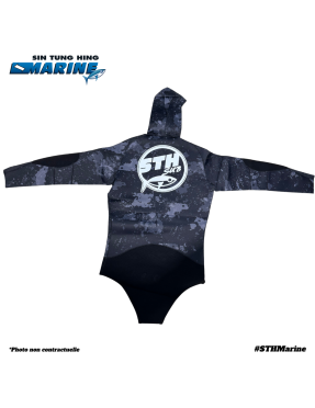 COMBI STH XXL BLACK PHANTOM  3MM