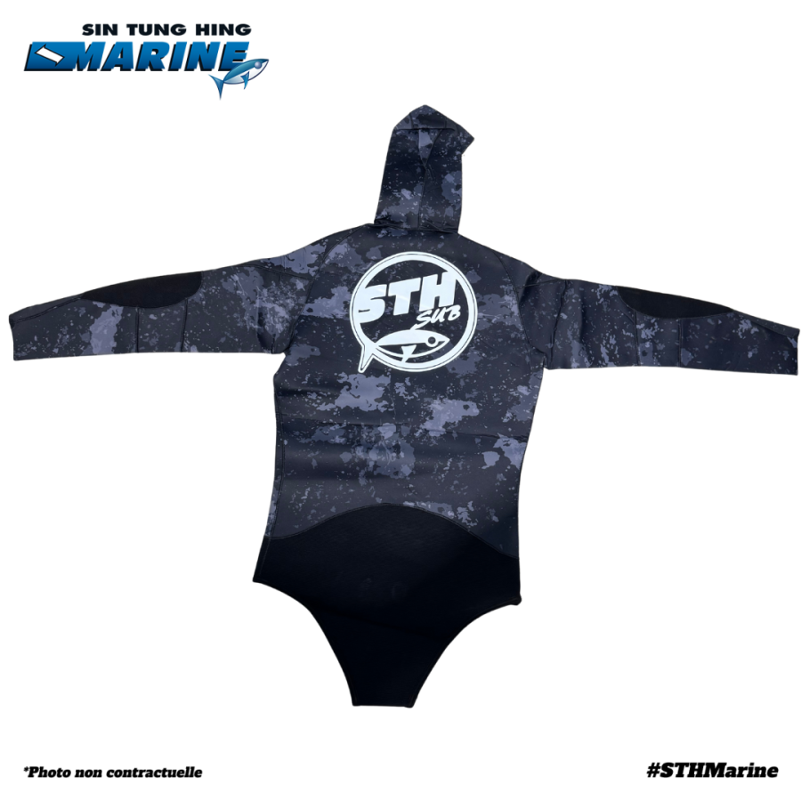COMBI STH XXL BLACK PHANTOM  3MM