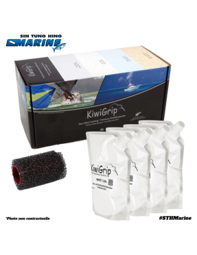 KiwiGrip 4x1L Blanc. Rouleau et Notice