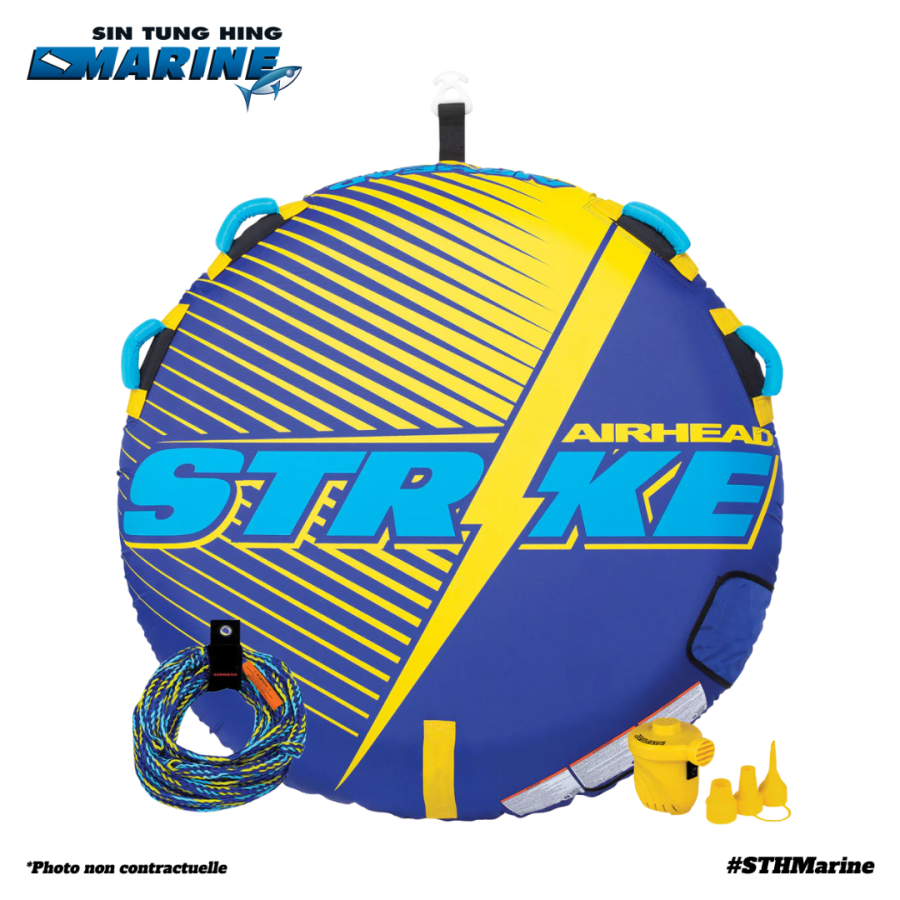 AIRHEAD STRIKE TOWABLE KIT w/ROPE   PUMP