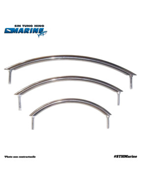 MAIN COURANTE INOX 25mm L400mm - Lalizas