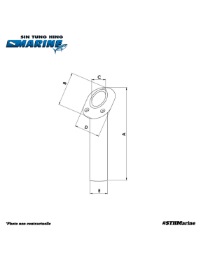 Porte canne A EMBOITER