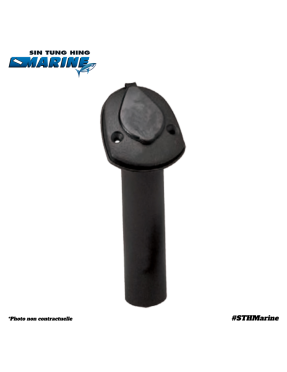 PORTE CANNE NYLON NOIR AVEC CAPUCHON