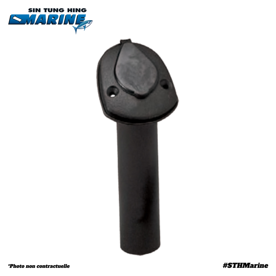 PORTE CANNE NYLON NOIR AVEC CAPUCHON