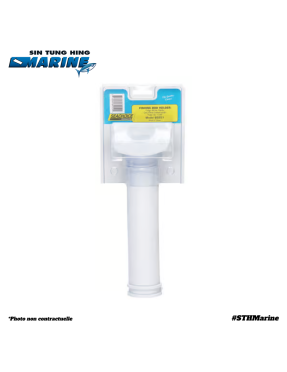 ROD HOLDER FLUSH WHITE 9-1/2