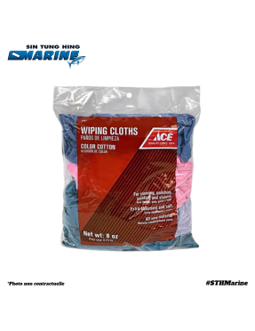 WIPING CLOTHS ASSORTED 8OZ