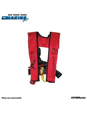 GILET 170 NEWTON ROUGE ENFANT 